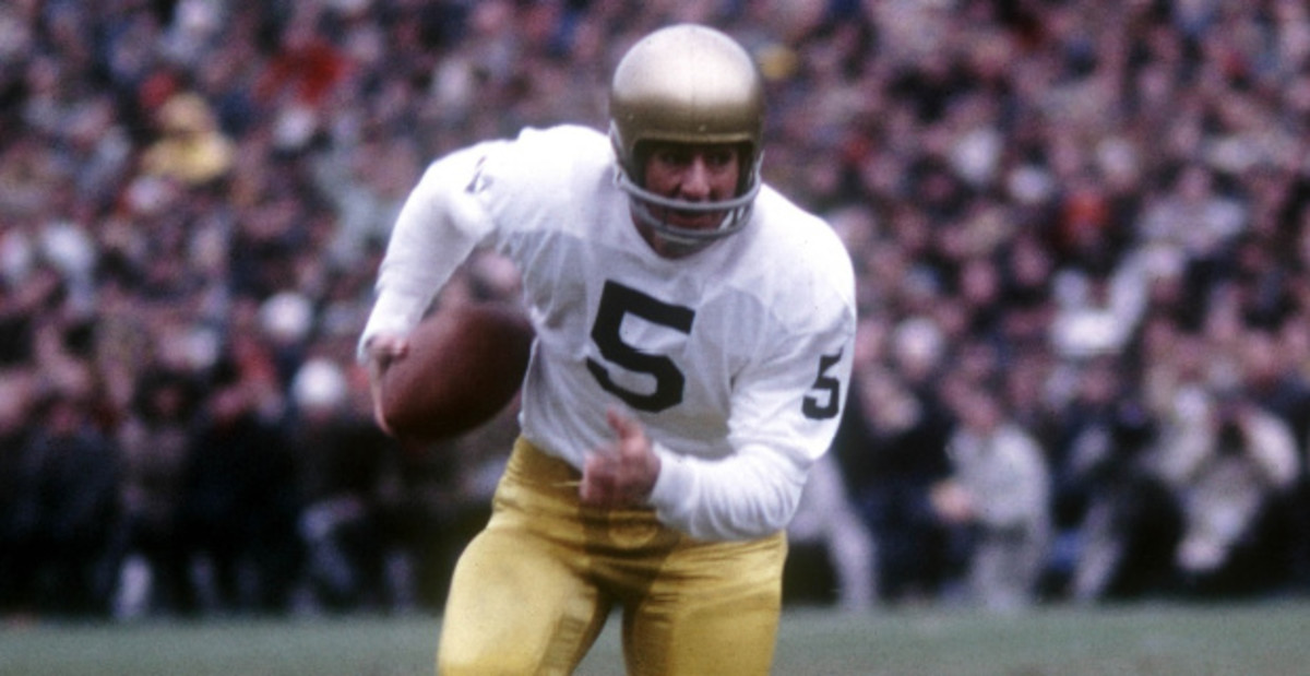 Notre Dame and Michigan State squared off in a 1 vs. 2 matchup in 1966, one of college football's historic statement games.